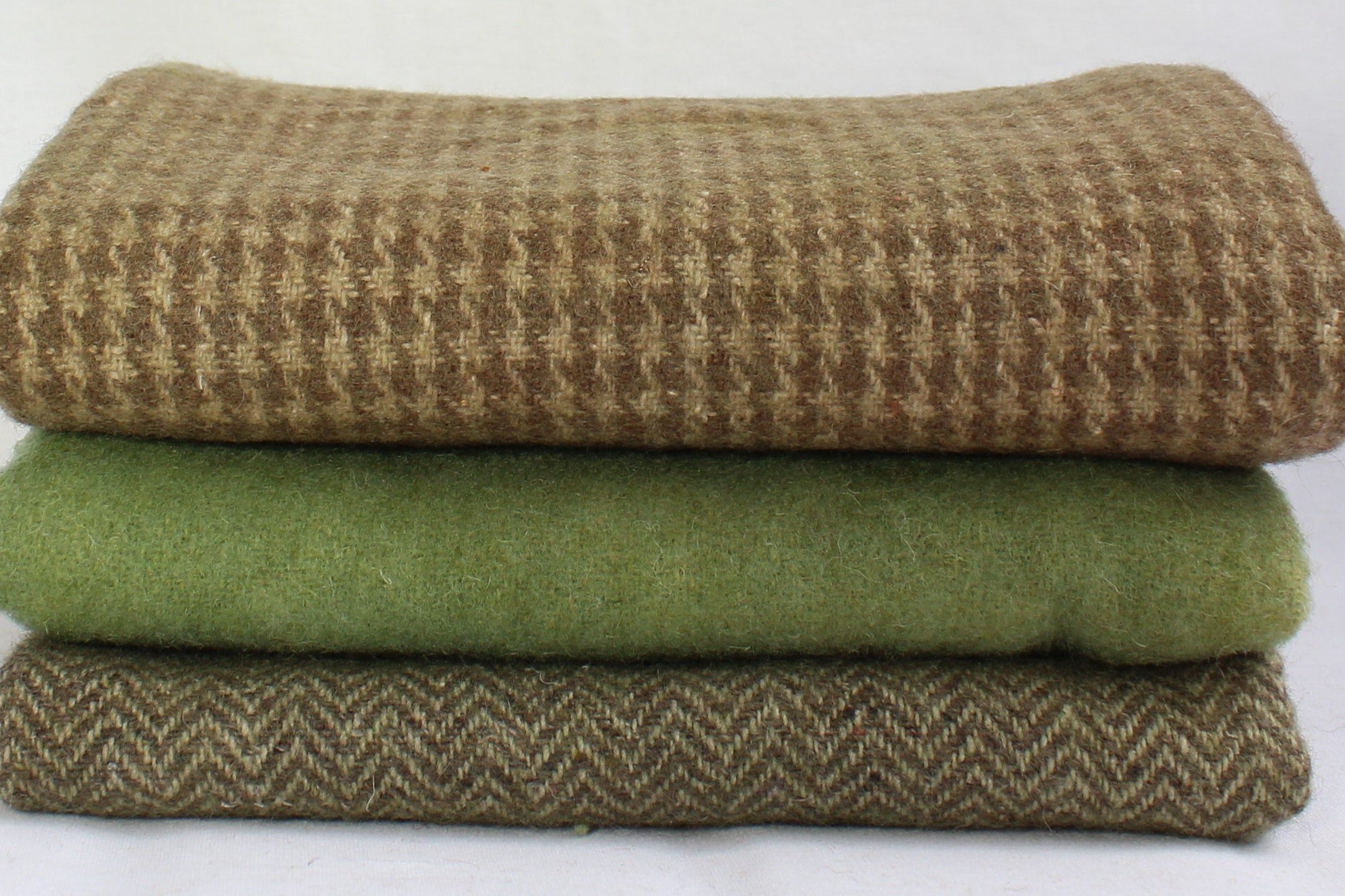 Hand Dyed Wool Fabric - Alfalfa