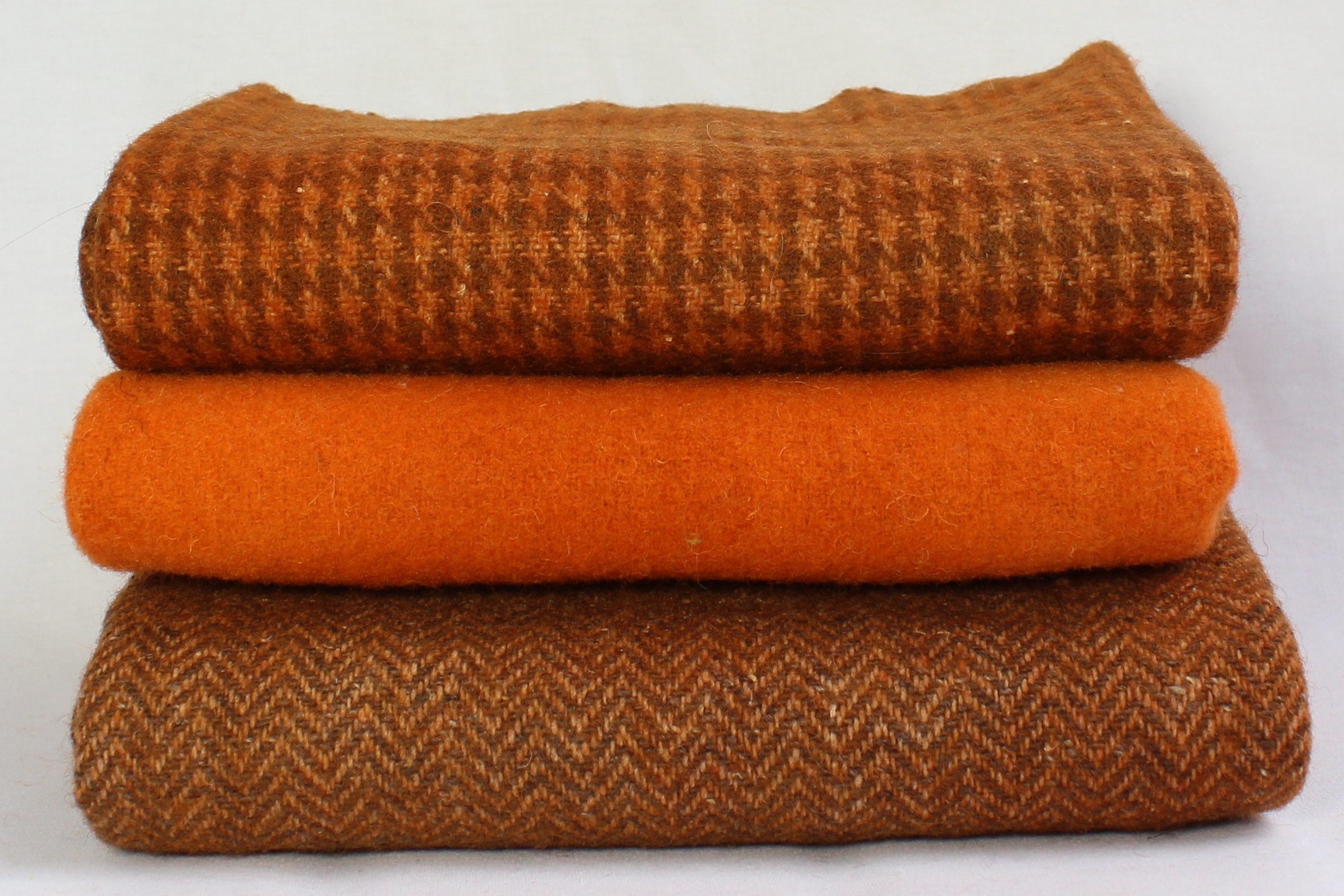 Hand Dyed Wool Fabric - Aspen