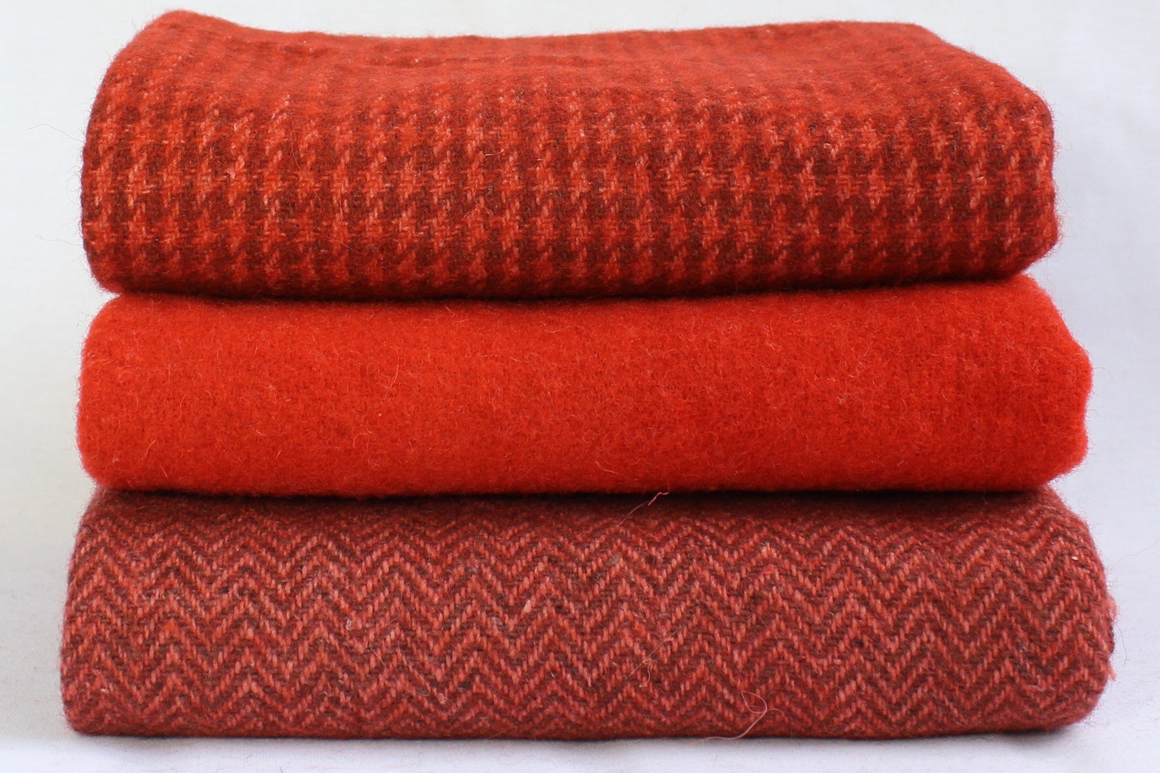 Hand Dyed Wool Fabric - Azalea