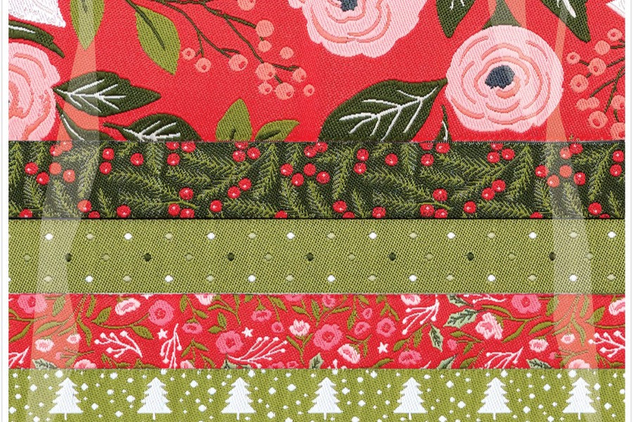 Renaissance Ribbons - Designer Ribbon Pack - Lella Boutique - Berry & Pine Christmas