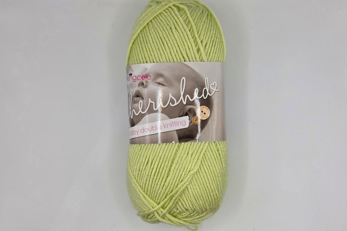 King Cole - Knitting Yarn - Cherish - 100% Acrylic - 8 ply/DK - Col 3115 - Avocado