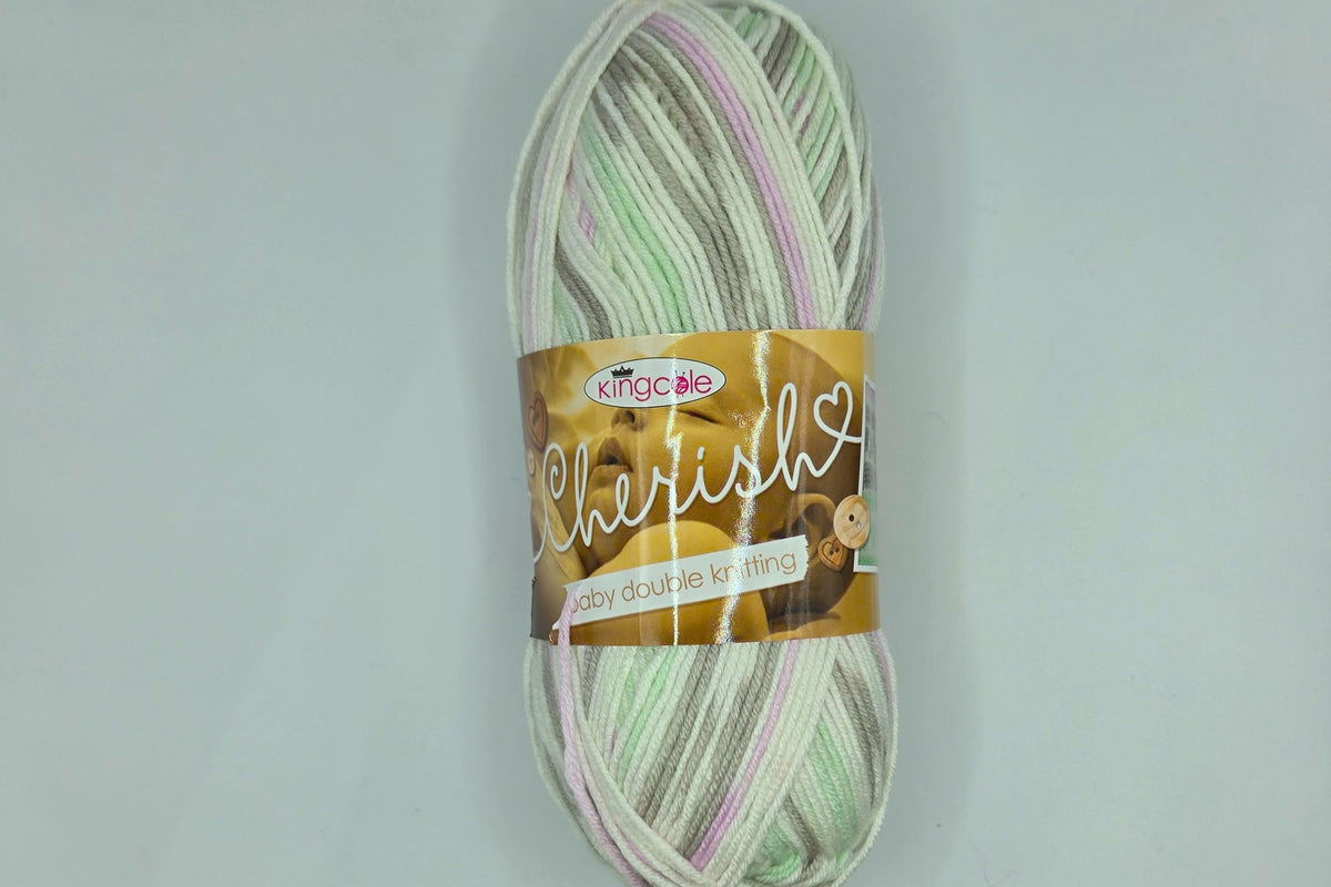 King Cole - Knitting Yarn - Cherish - 100% Acrylic - 8 ply/DK - Col 1599 - Rhubarb