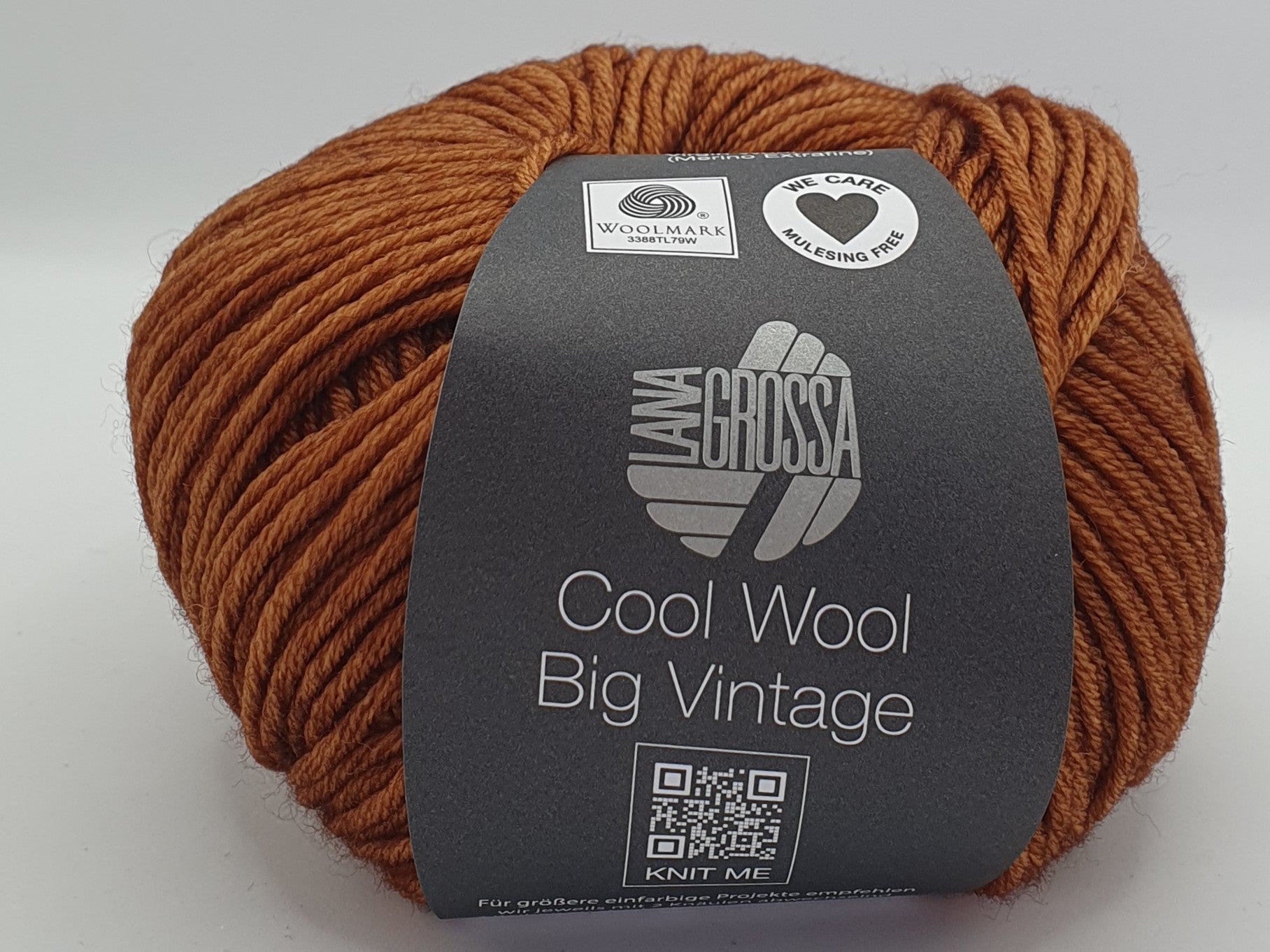 Lana Grossa Cool Wool Big Vintage - 100% Merino - 8 Ply - Copper (7183)