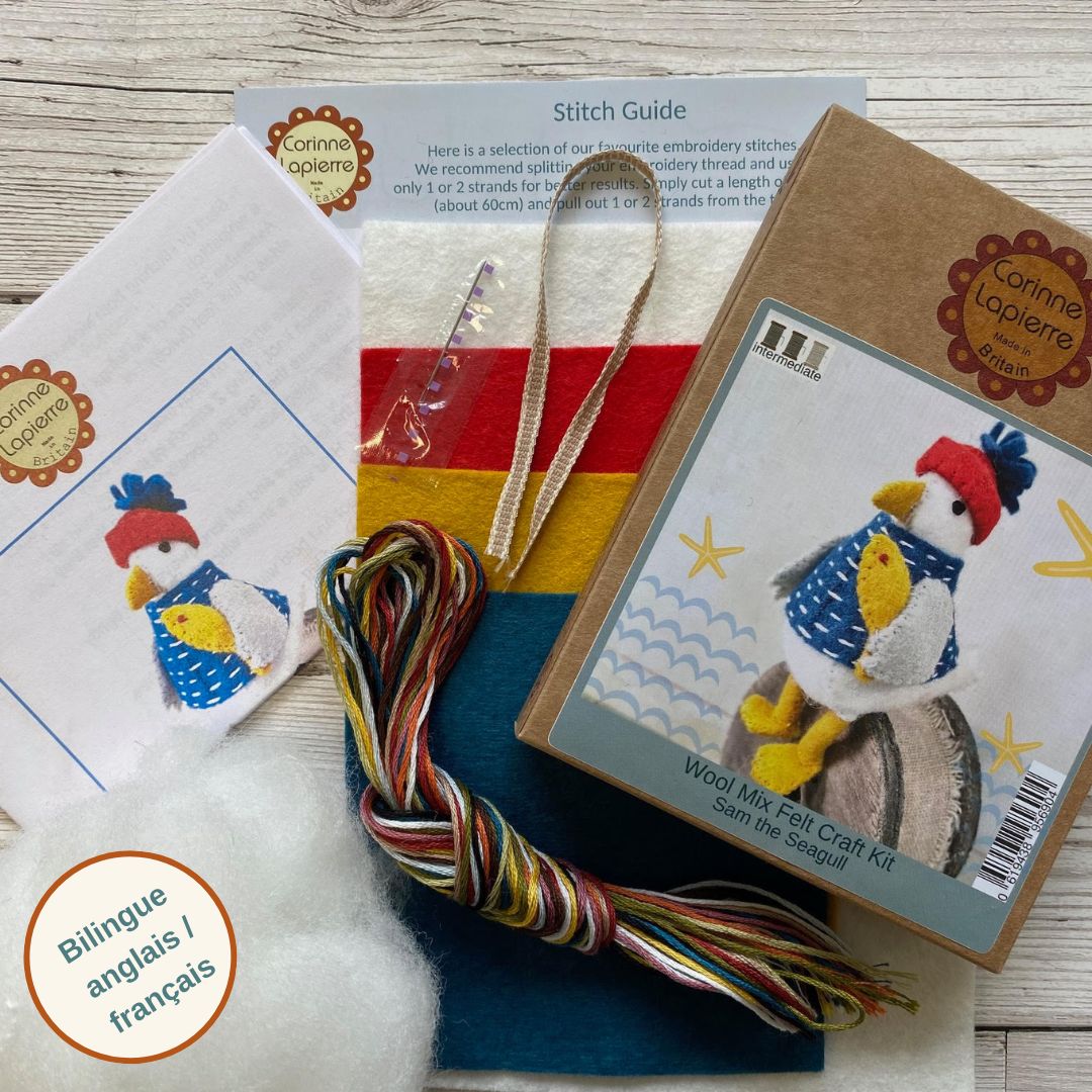 Corinne Lapierre Felt Craft Kit - Sam the Seagull