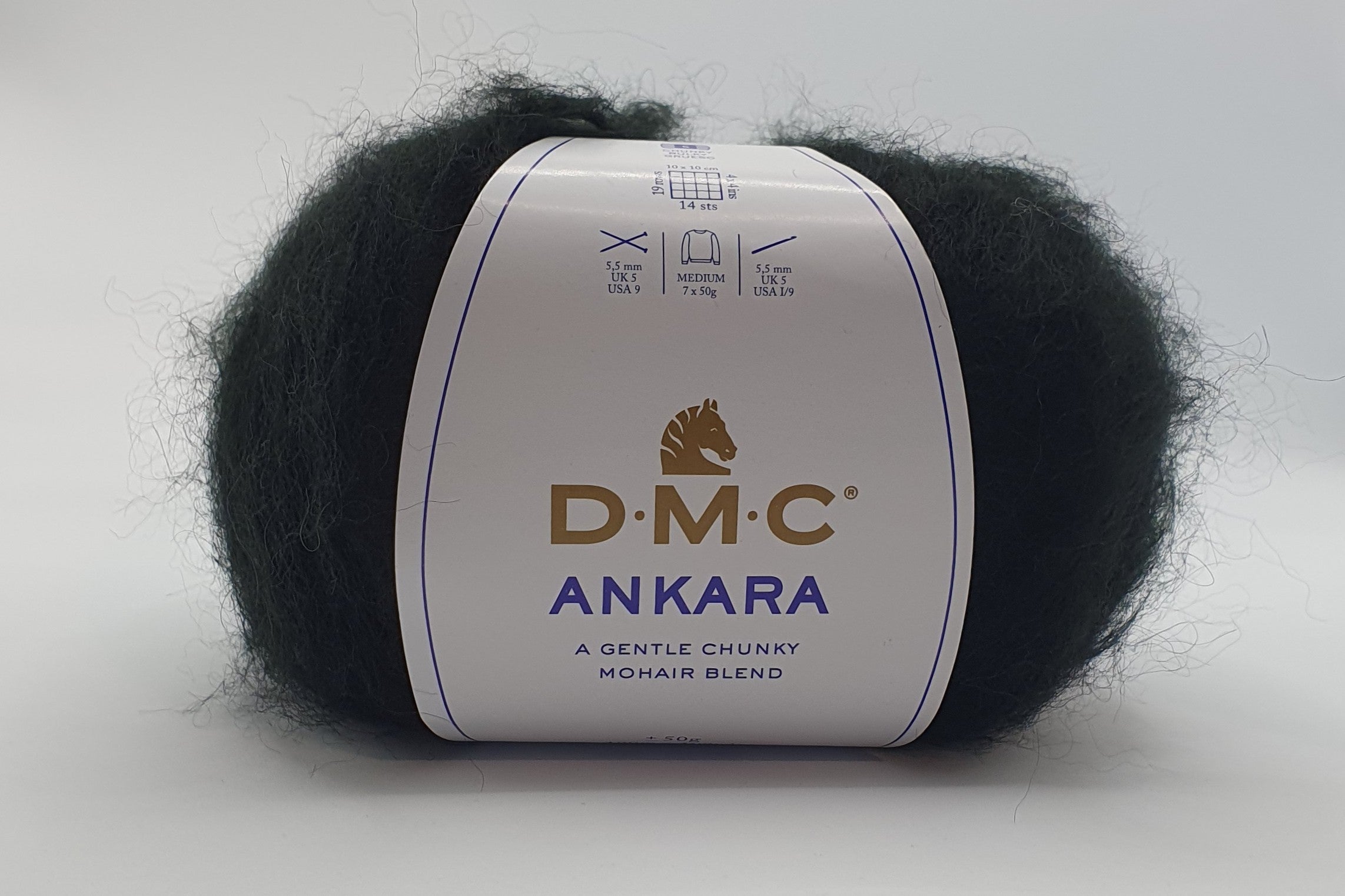 DMC Ankara - Mohair/Acrylic - Black