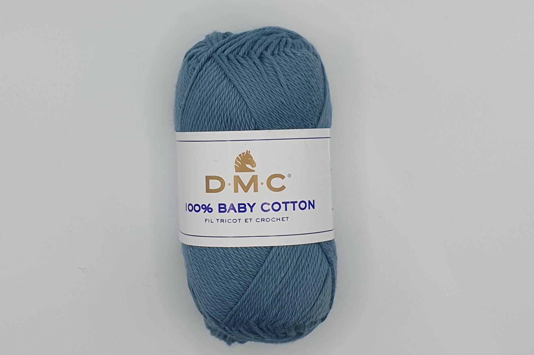 DMC Baby Cotton - 100% Cotton - 8 Ply - Duck Egg Blue