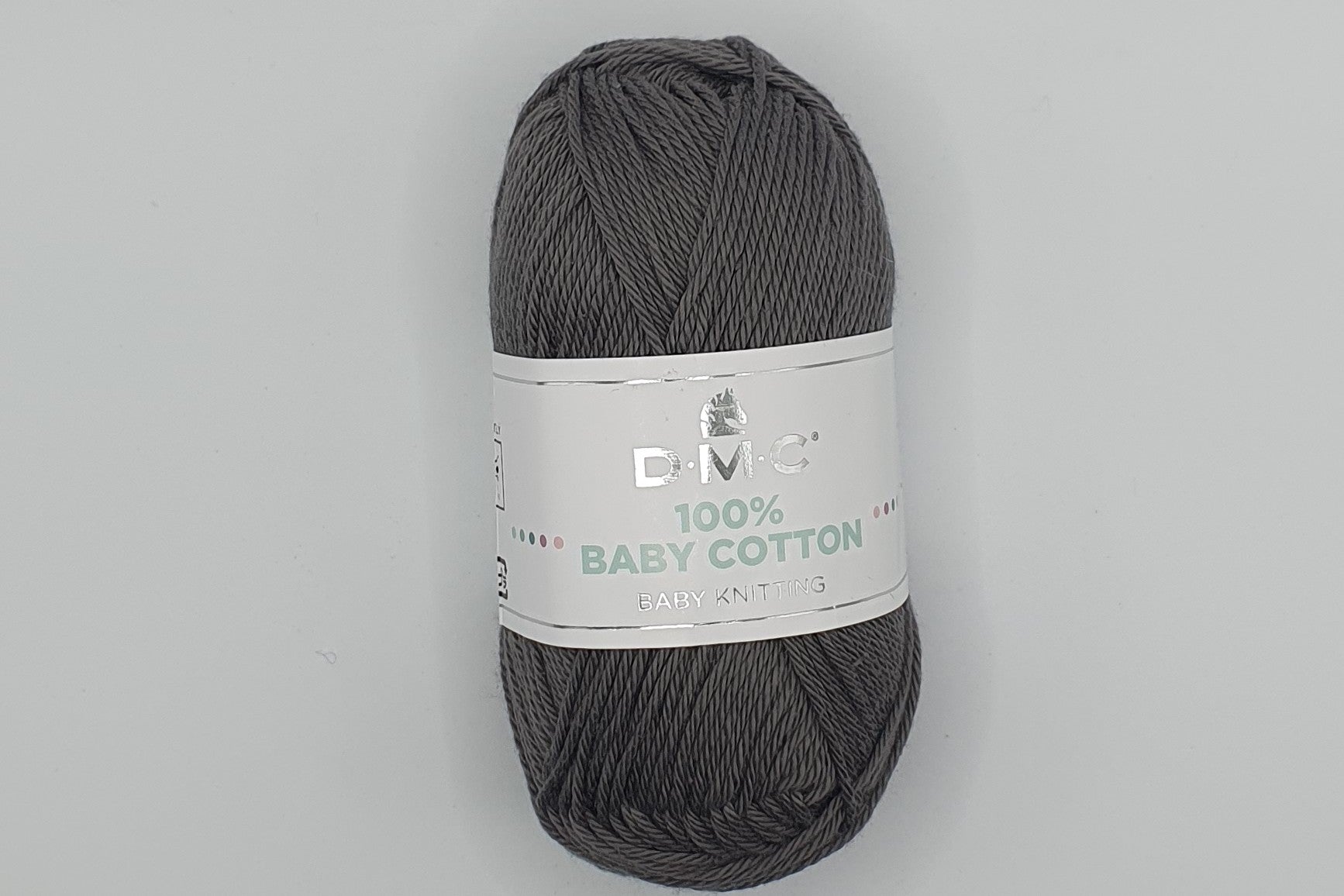 DMC Baby Cotton - 100% Cotton - 8 Ply - Stomp Grey