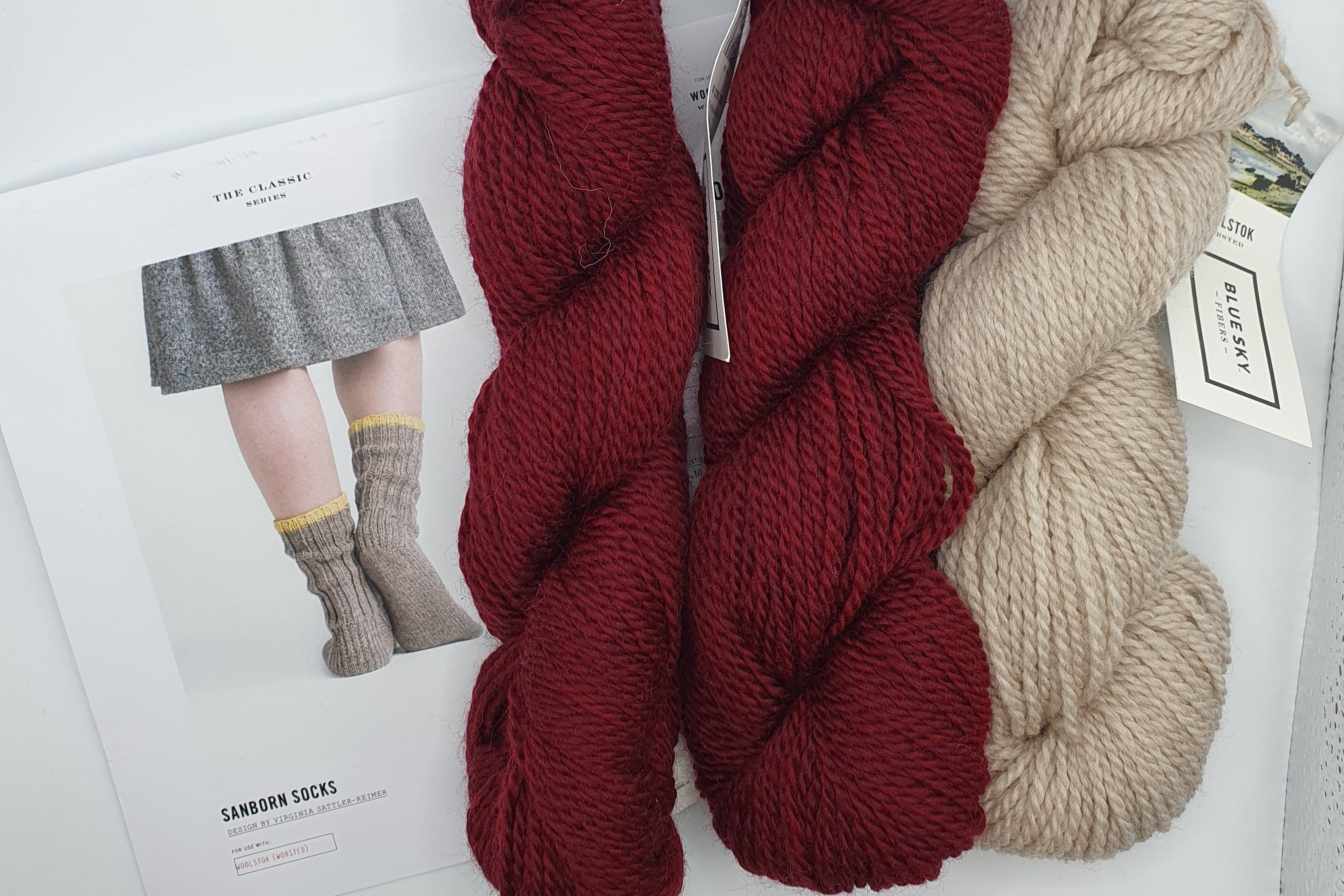 Sanborn Socks and Yarn Kit