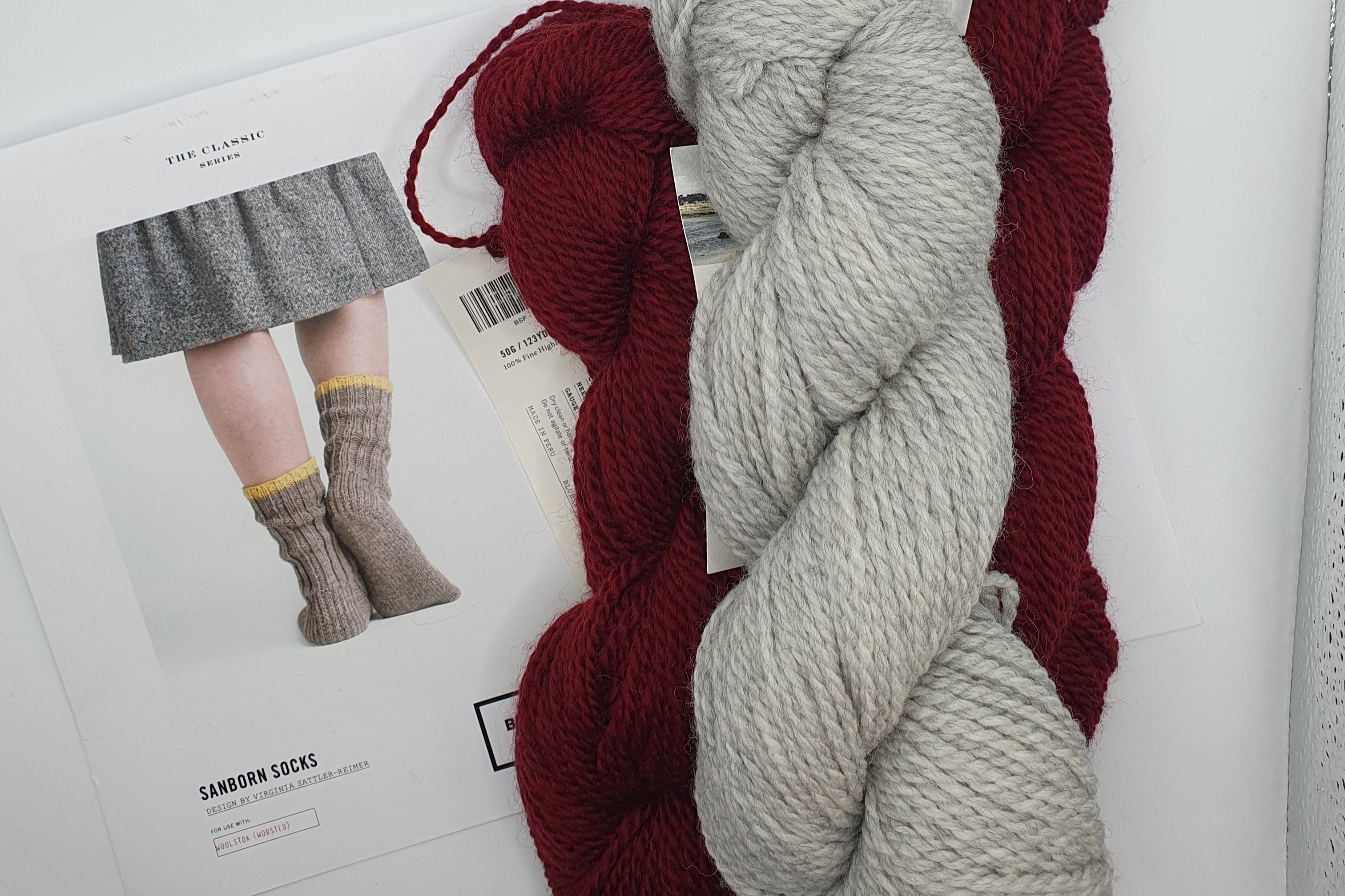 Sanborn Socks and Yarn Kit