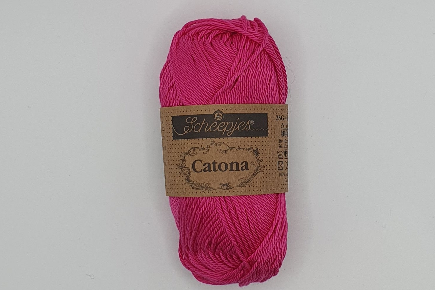Scheepjes Catona - 100% Mercerised Cotton - 4 Ply - Shocking Pink