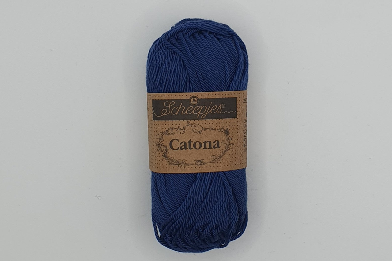 Scheepjes Catona - 100% Mercerised Cotton - 4 Ply - Light Navy