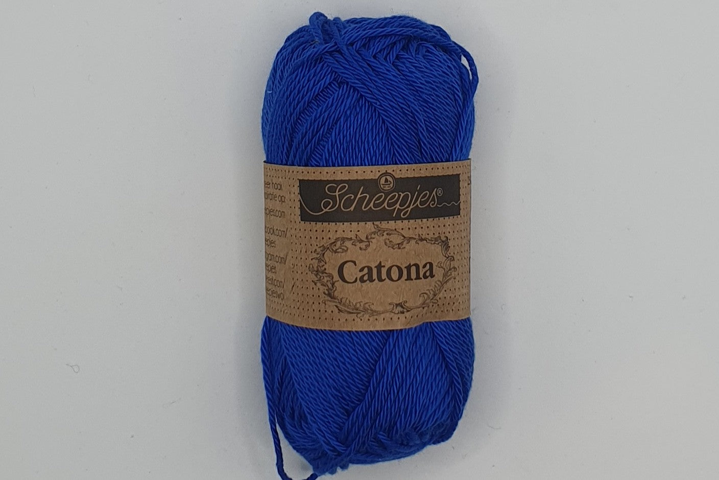 Scheepjes Catona - 100% Mercerised Cotton - 4 Ply - Electric Blue