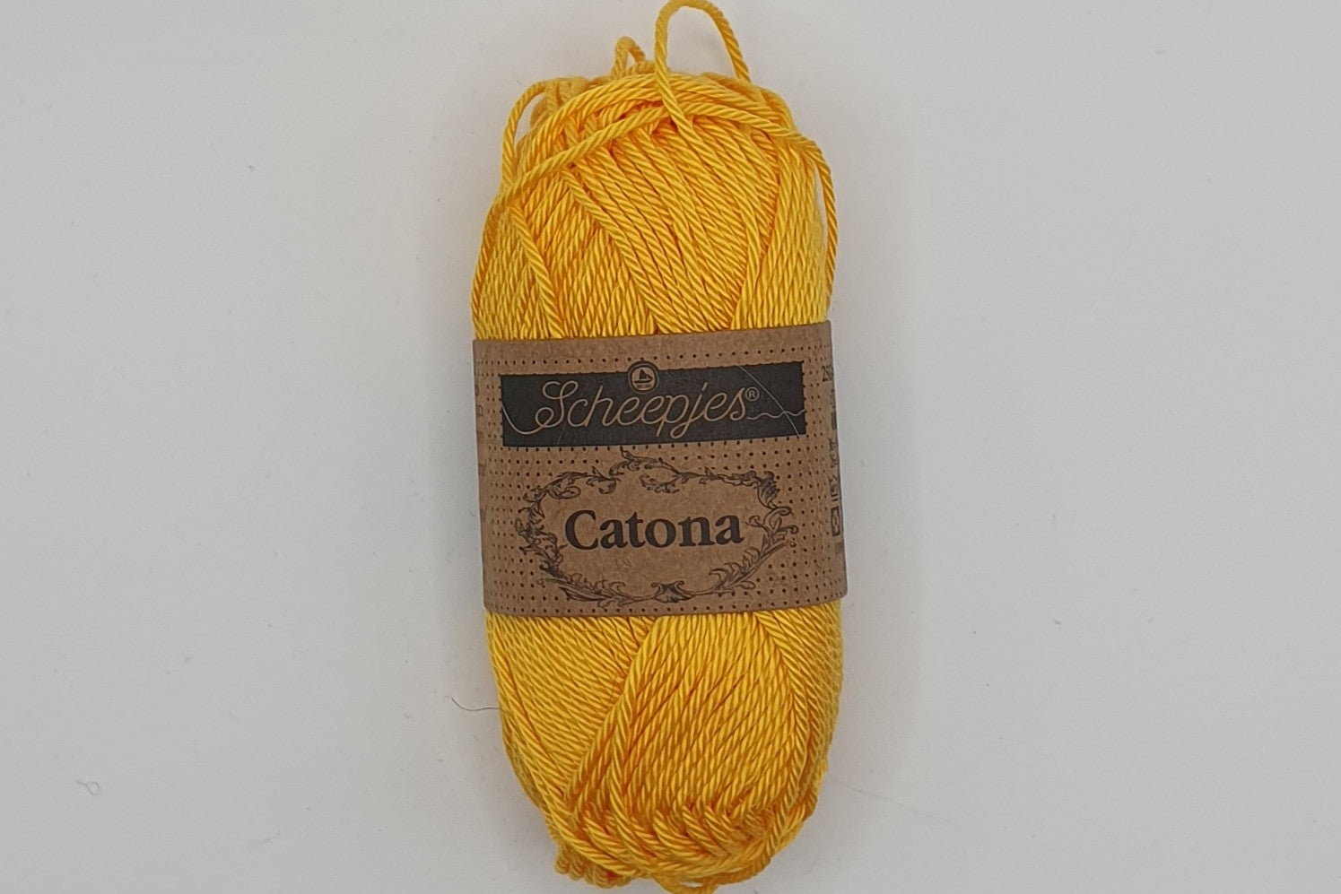 Scheepjes Catona - 100% Mercerised Cotton - 4 Ply - Yellow Gold