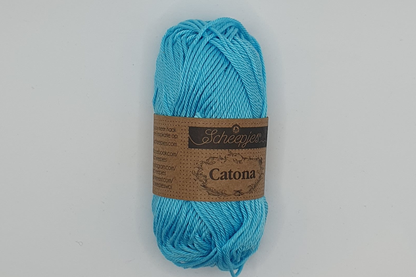 Scheepjes Catona - 100% Mercerised Cotton - 4 Ply - Cyan