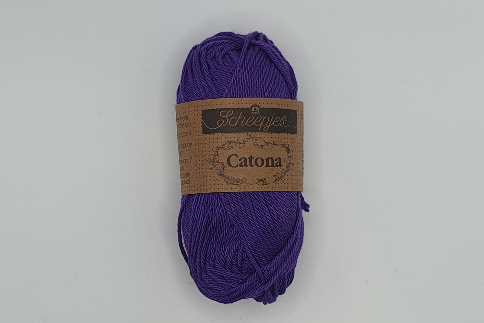 Scheepjes Catona - 100% Mercerised Cotton - 4 Ply - Deep Violet