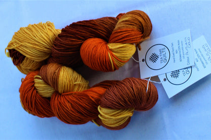 4 PLY Sock Yarn - Autumn Gold