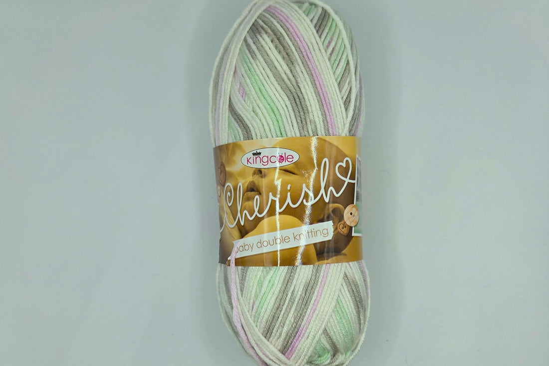 King Cole - Knitting Yarn - Cherish - 100% Acrylic - 8 ply/DK - Col 1599 - Rhubarb