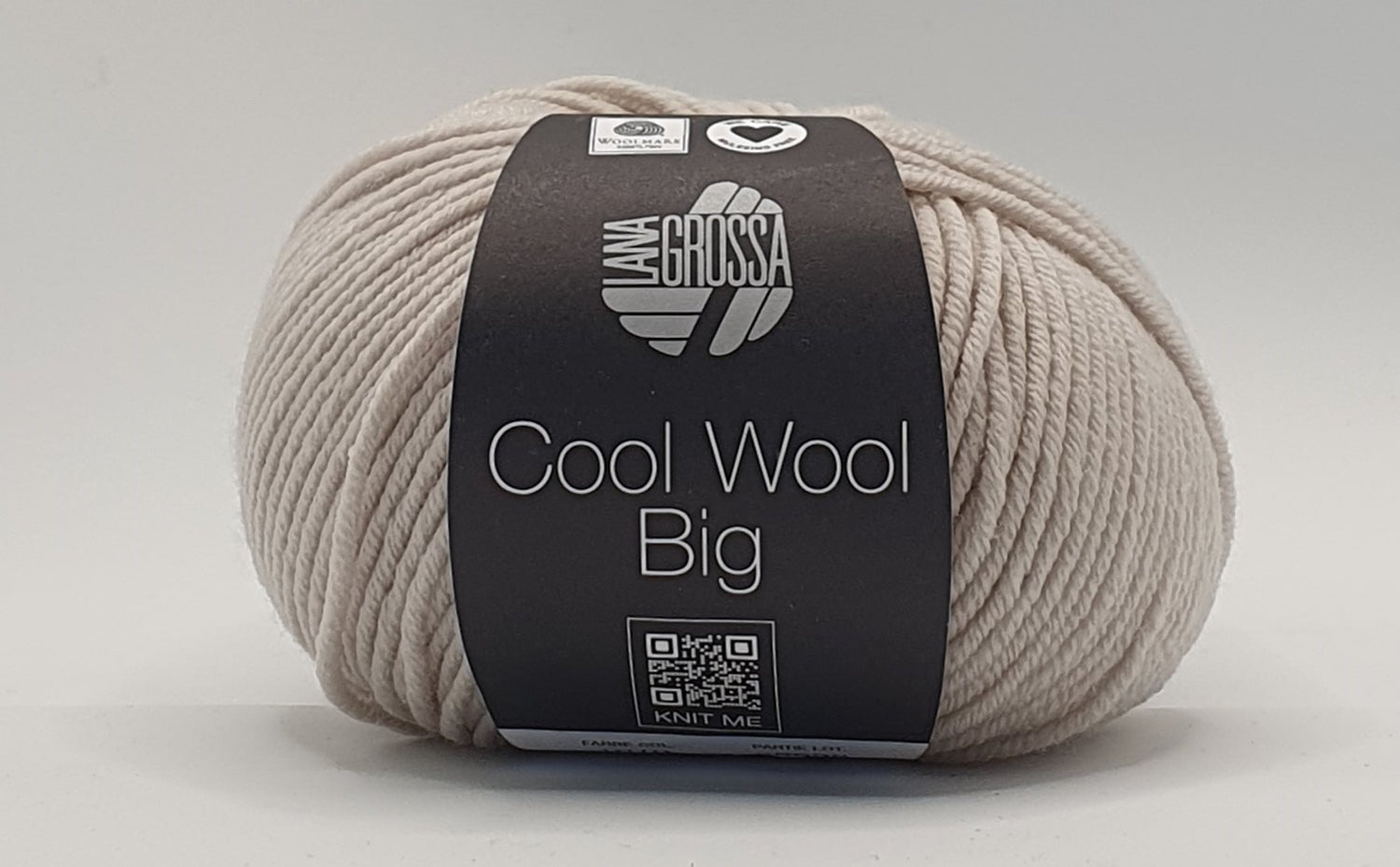 Lana Grossa Cool Wool Big - 100% Merino - 8 Ply - Beige (1010)