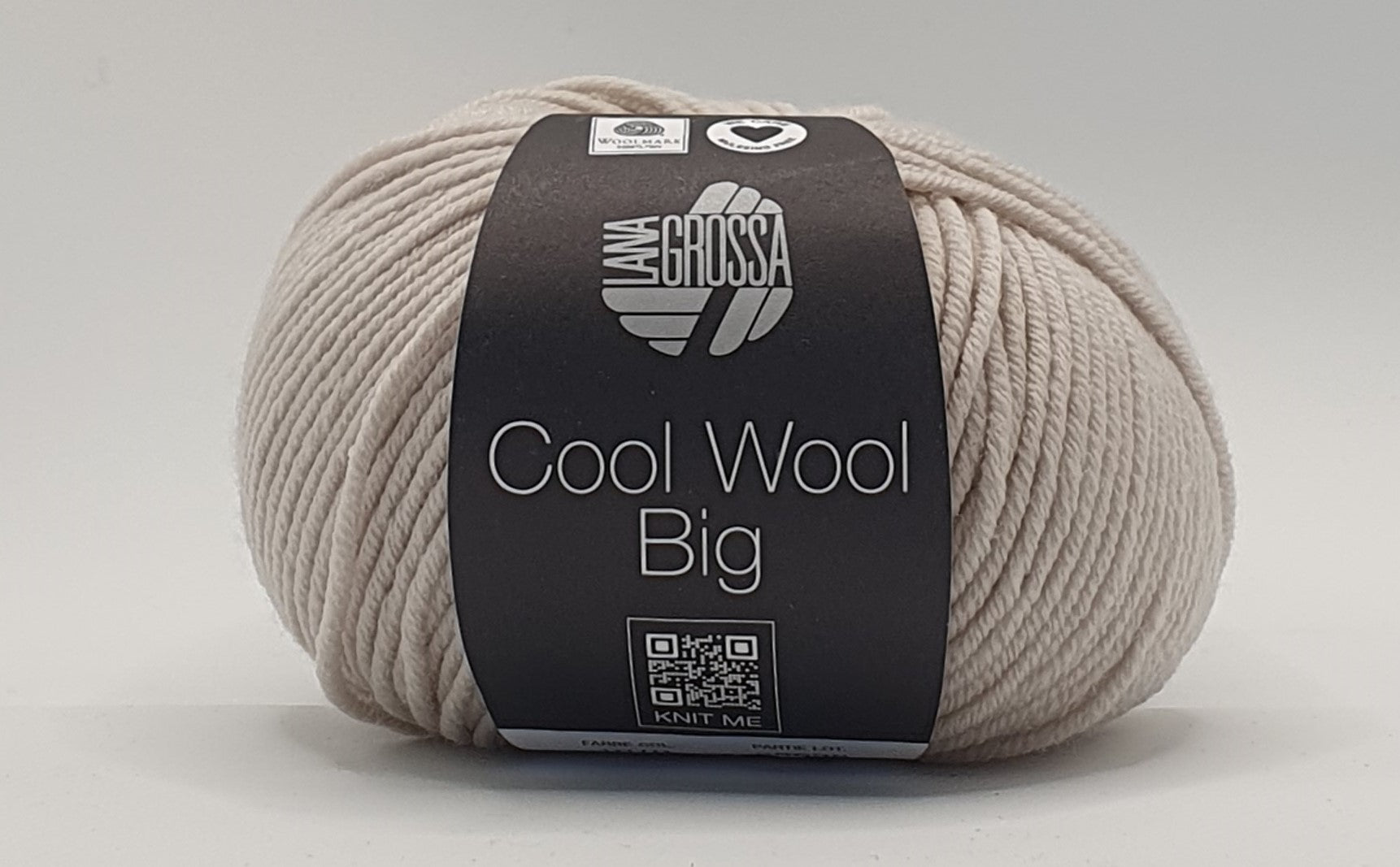 Lana Grossa Cool Wool Big - 100% Merino - 8 Ply - Beige (1010)