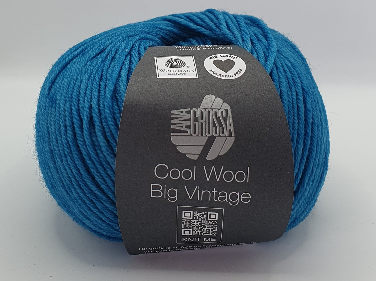 Lana Grossa Cool Wool Big Vintage - 100% Merino - 8 Ply - Petrol Blue (7179)