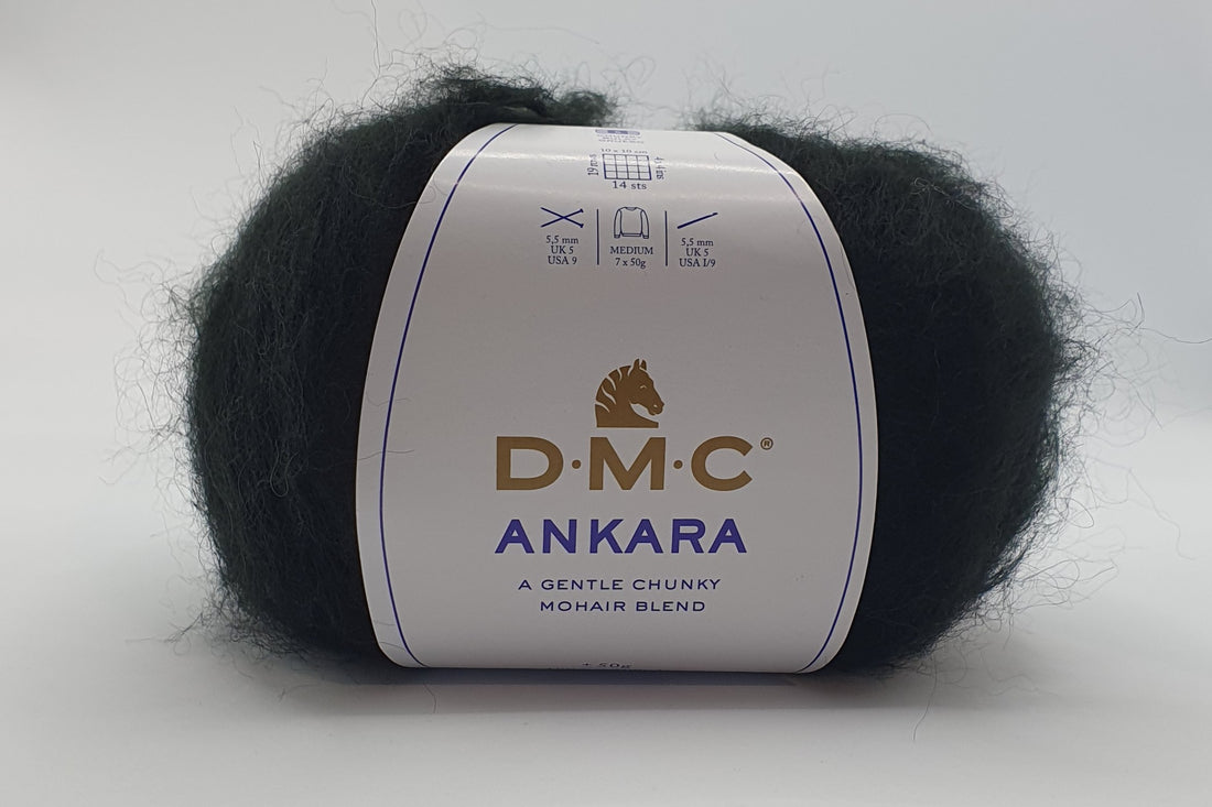 DMC Ankara - Mohair/Acrylic - Black 