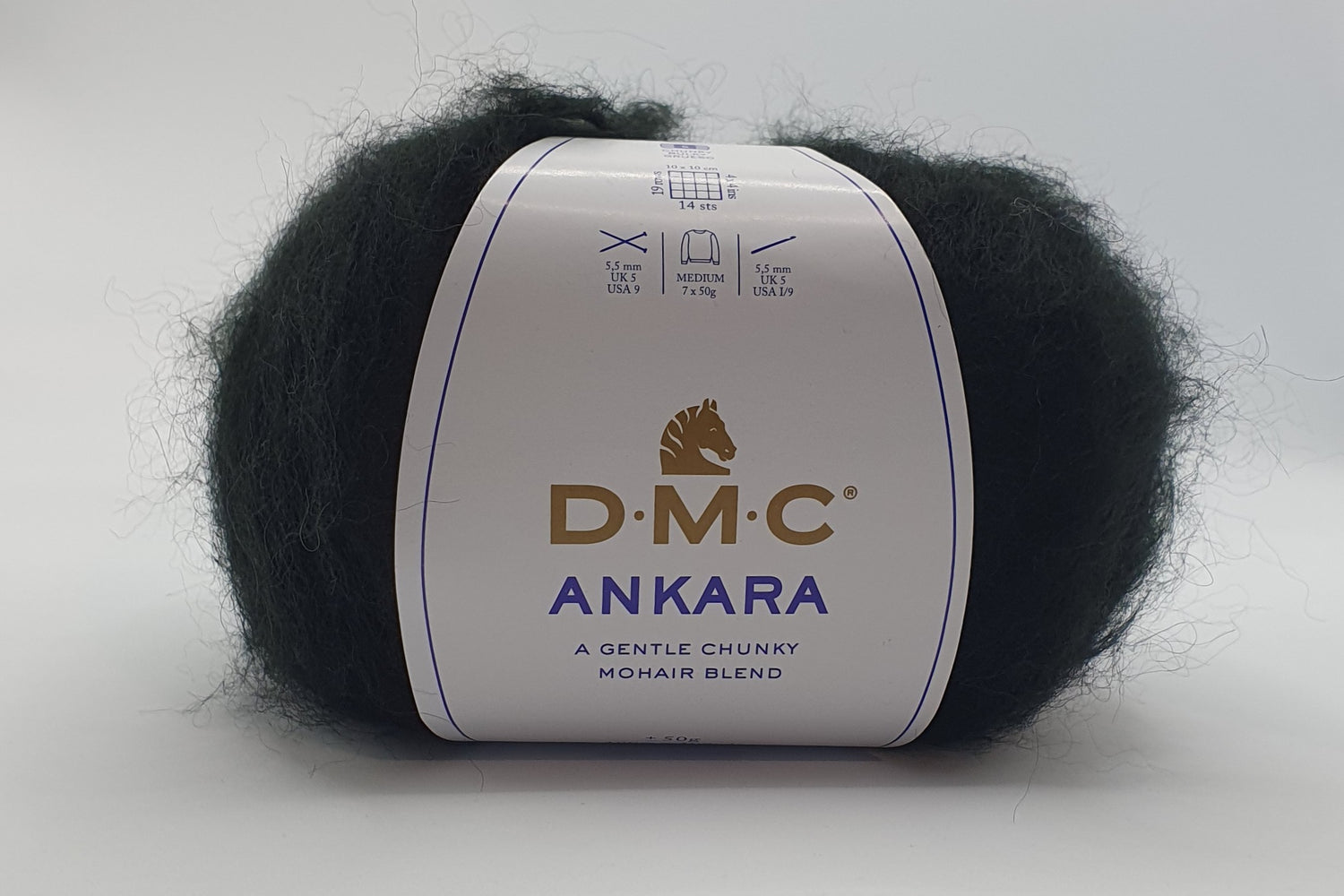 DMC Ankara - Mohair/Acrylic - Black 
