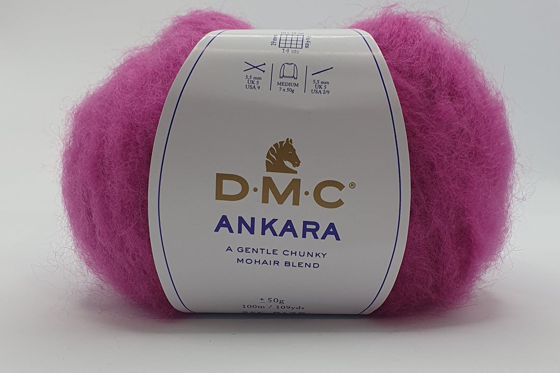 DMC Ankara - Mohair/Acrylic - Lolly Pink 