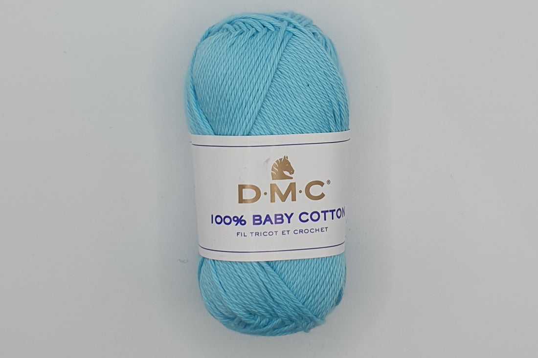 DMC Baby Cotton - 100% Cotton - 8 Ply - Azure Blue