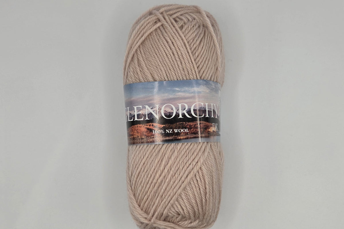 Glenorchy 100% Wool - 8ply/DK - Col 17 Tinged Pink