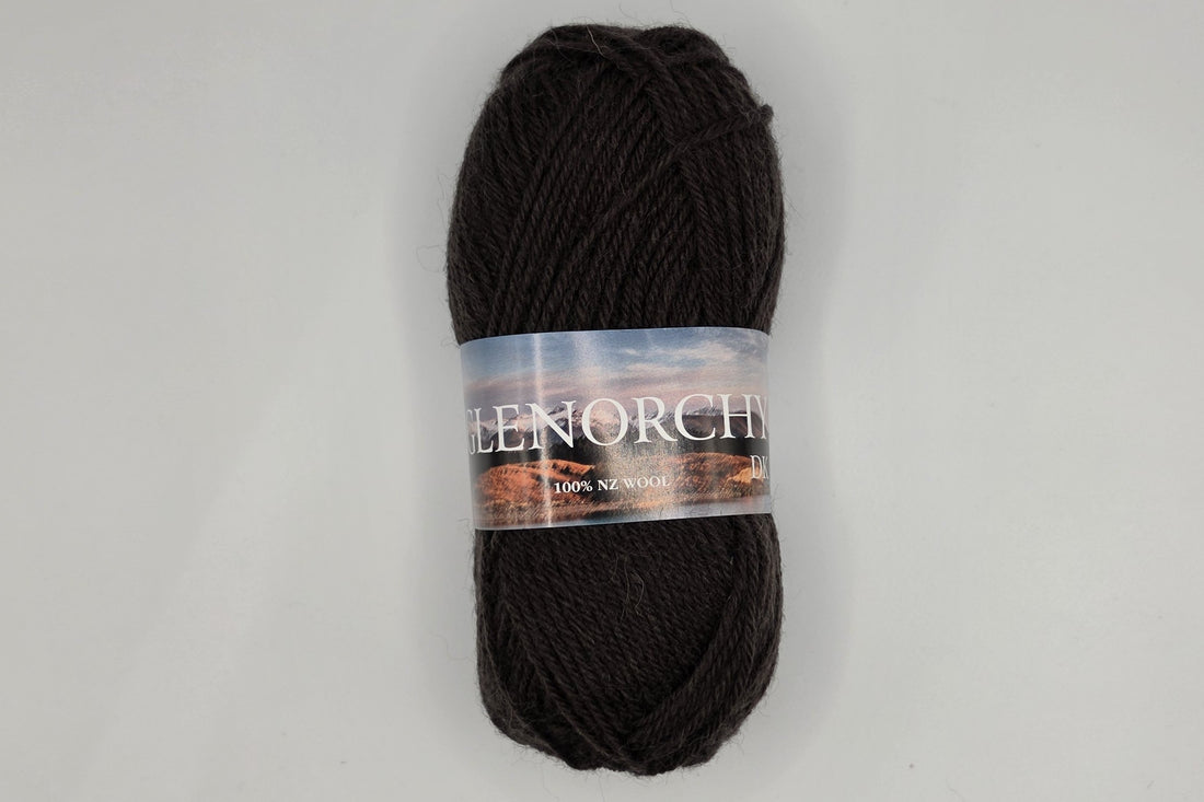 Glenorchy 100% Wool - 8ply/DK - Col 26 - Chocolate Brown