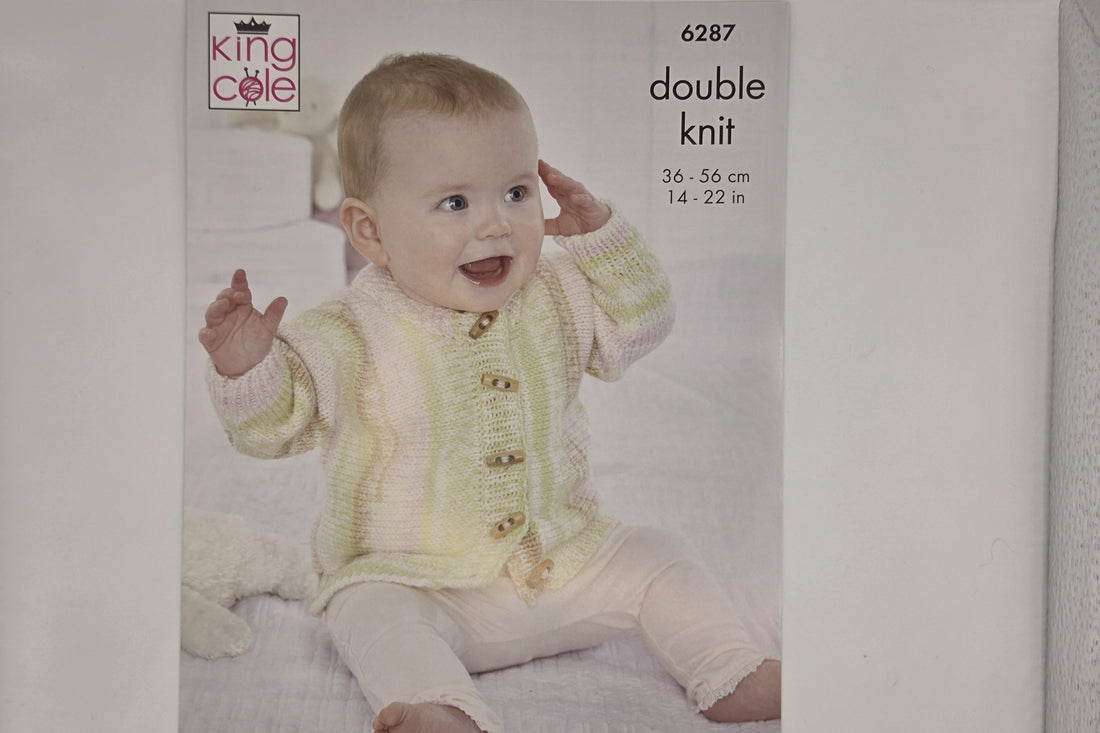 King Cole - Knitting Pattern - 6287 - Cardigans