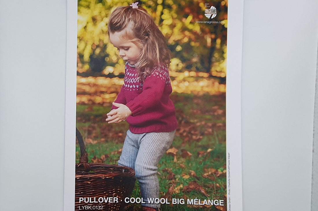 Lana Grossa - Pattern - Toddler Pullover - Cool Wool Big (DK)