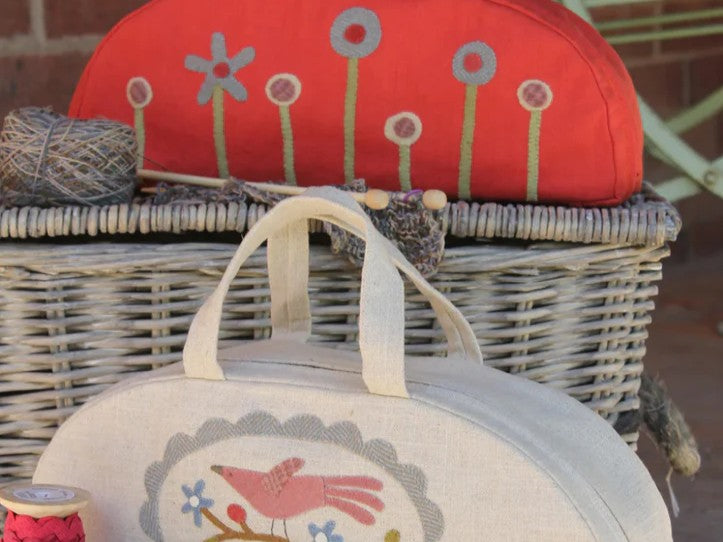 Hatched and Patched - Love Life Project Bag