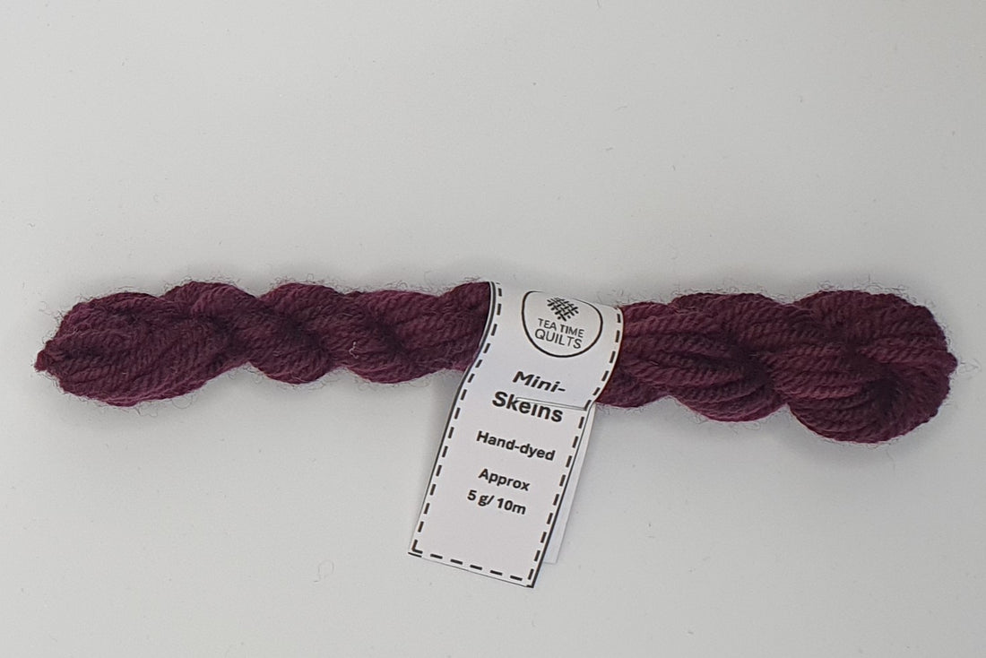 Yarn - Mini Skein - Maroon