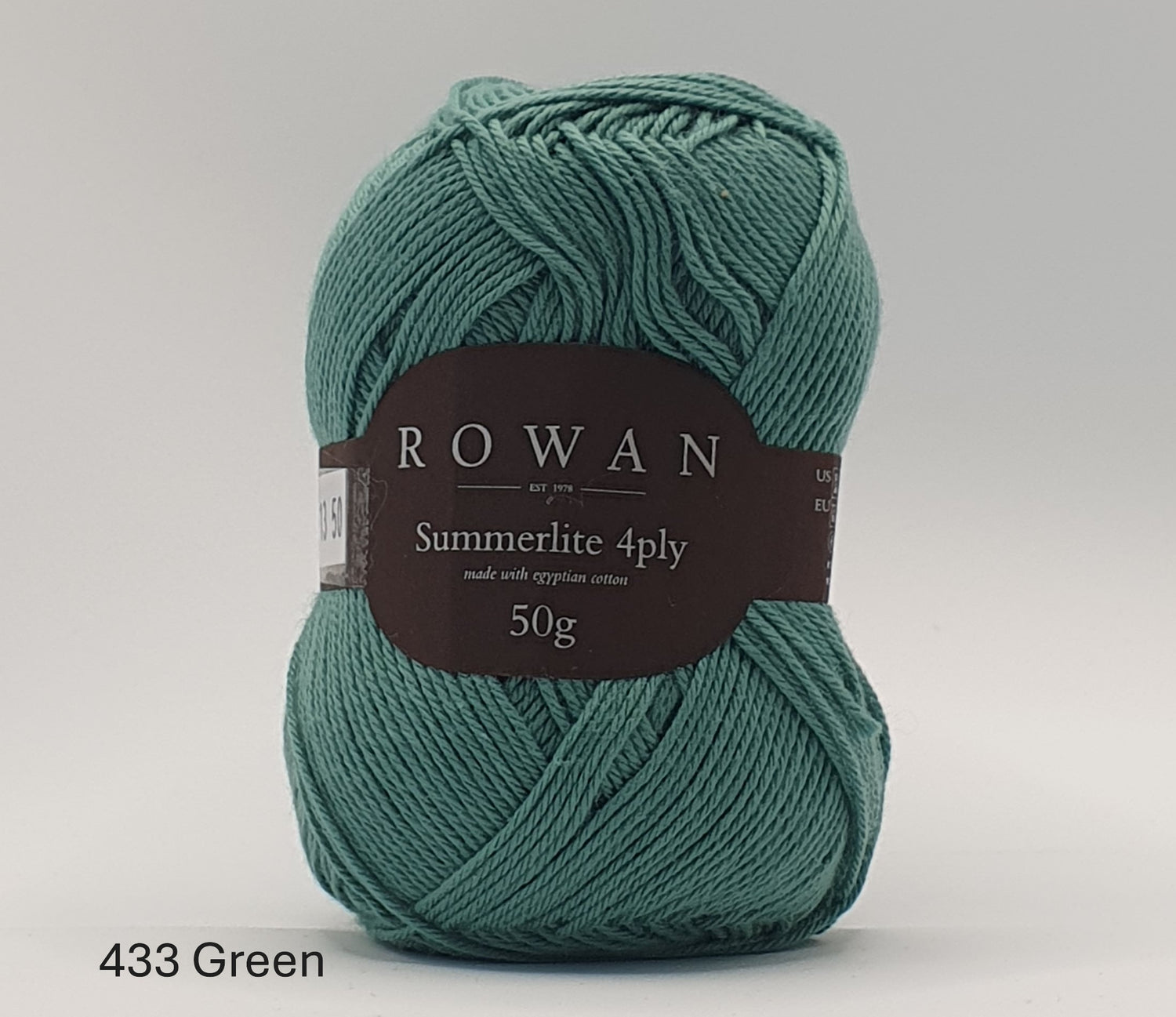 Rowan Summerlite - 100% Cotton - 4 Ply - Green