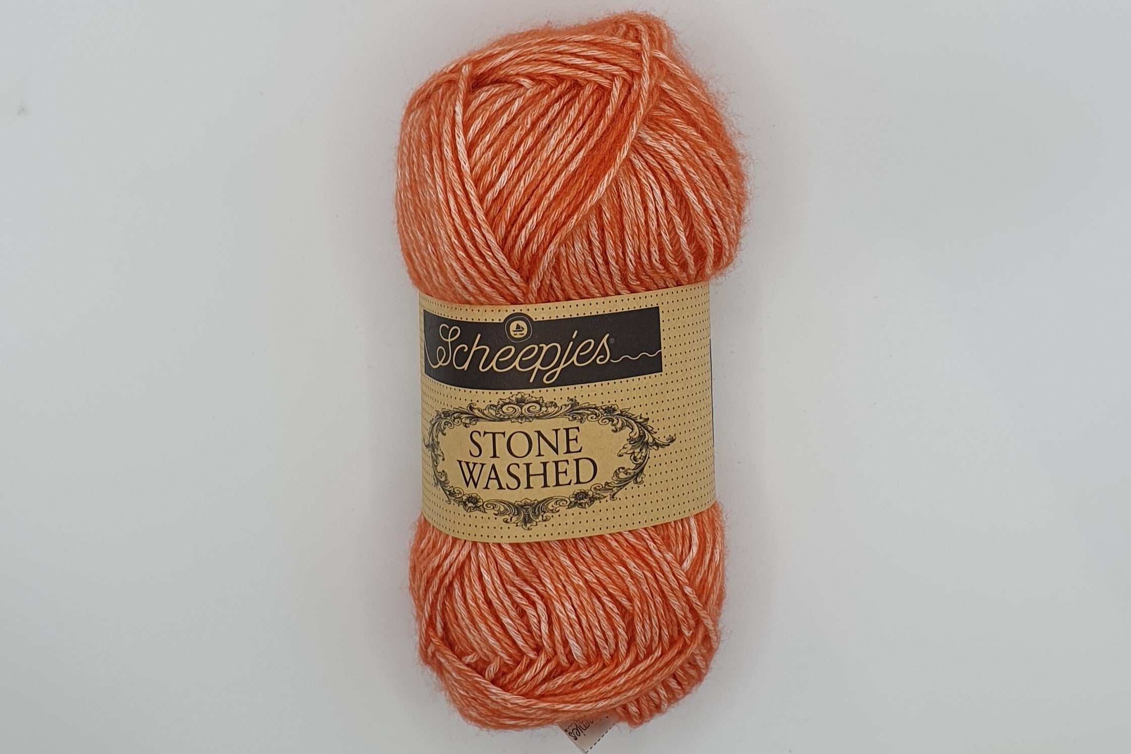 Scheepjes Stone Washed - 78% Cotton 22% Acrylic - Colour 816 - Coral
