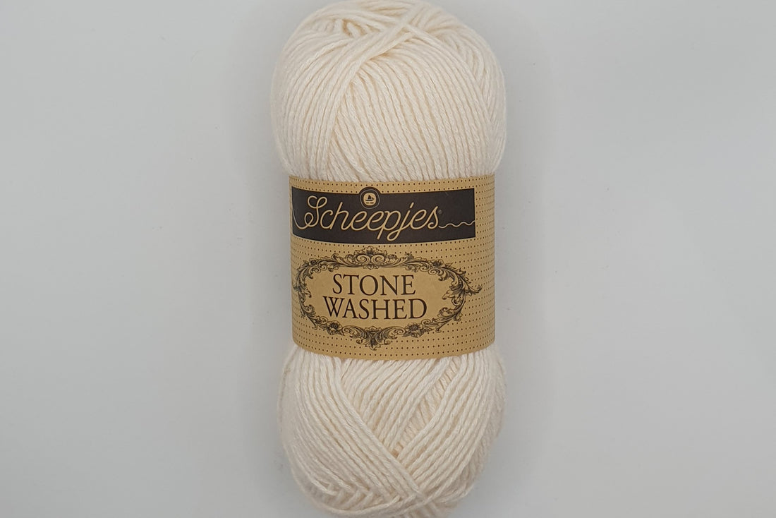 Scheepjes Stone Washed - 78% Cotton 22% Acrylic - Colour 801 - Moon Stone