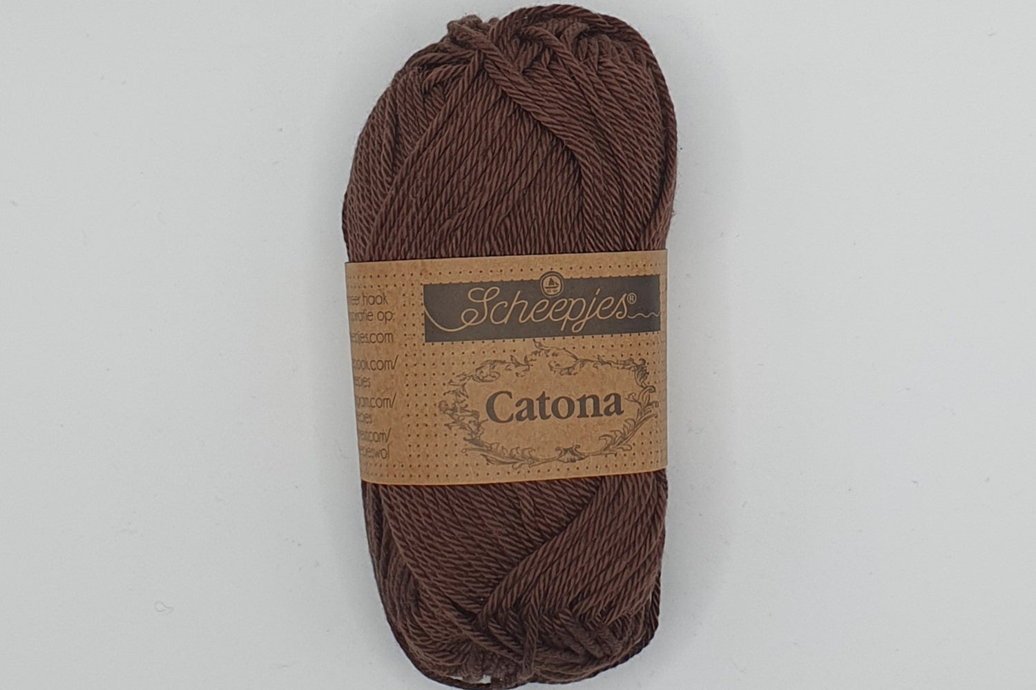 Scheepjes Catona - 100% Mercerised Cotton - 4 Ply - Black Coffee