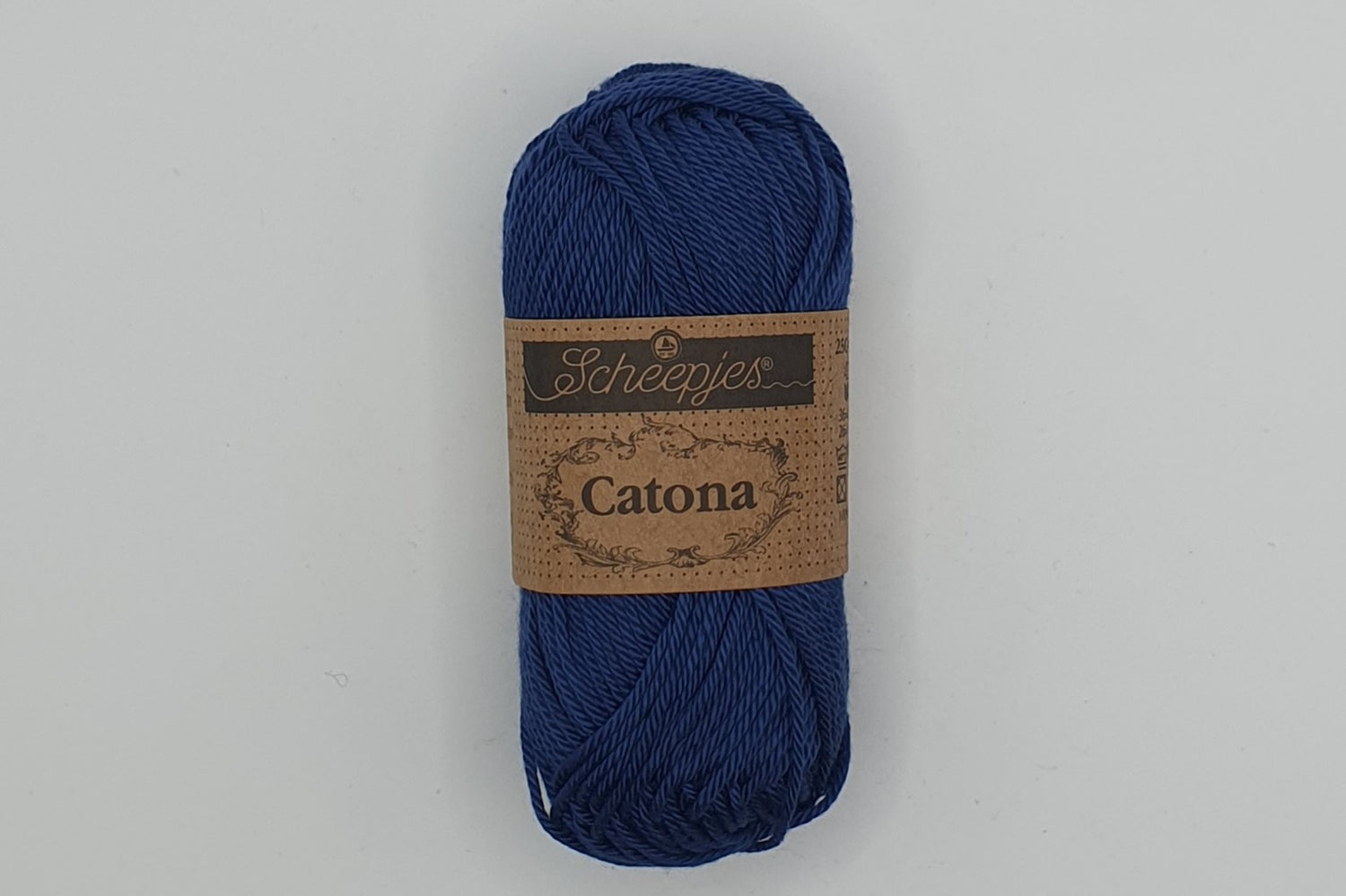 Scheepjes Catona - 100% Mercerised Cotton - 4 Ply - Light Navy