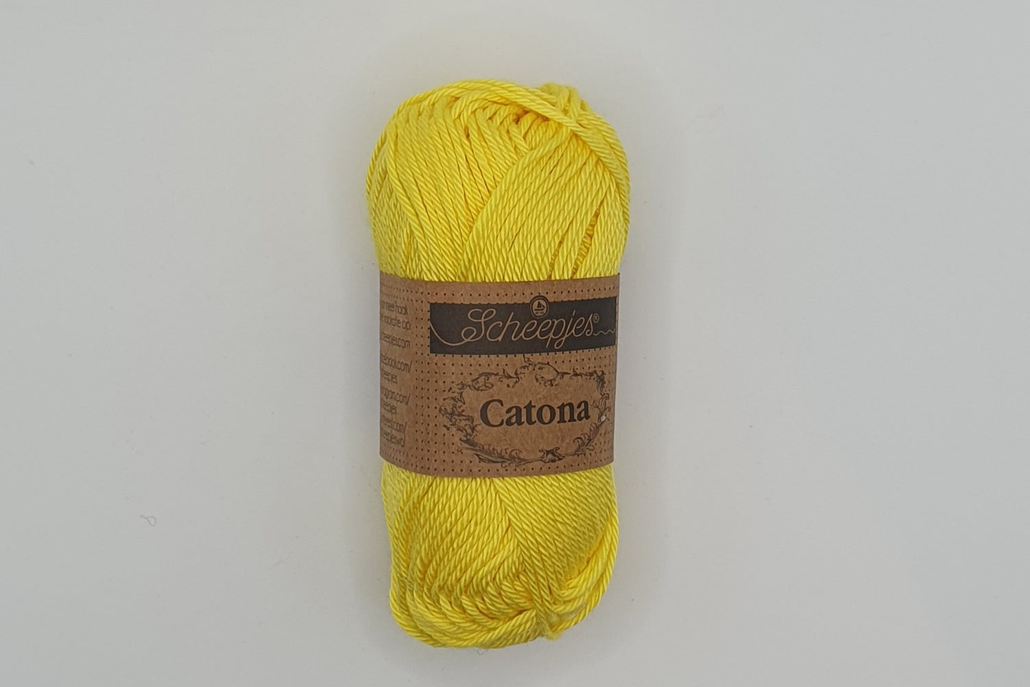 Scheepjes Catona - 100% Mercerised Cotton - 4 Ply - Lemon