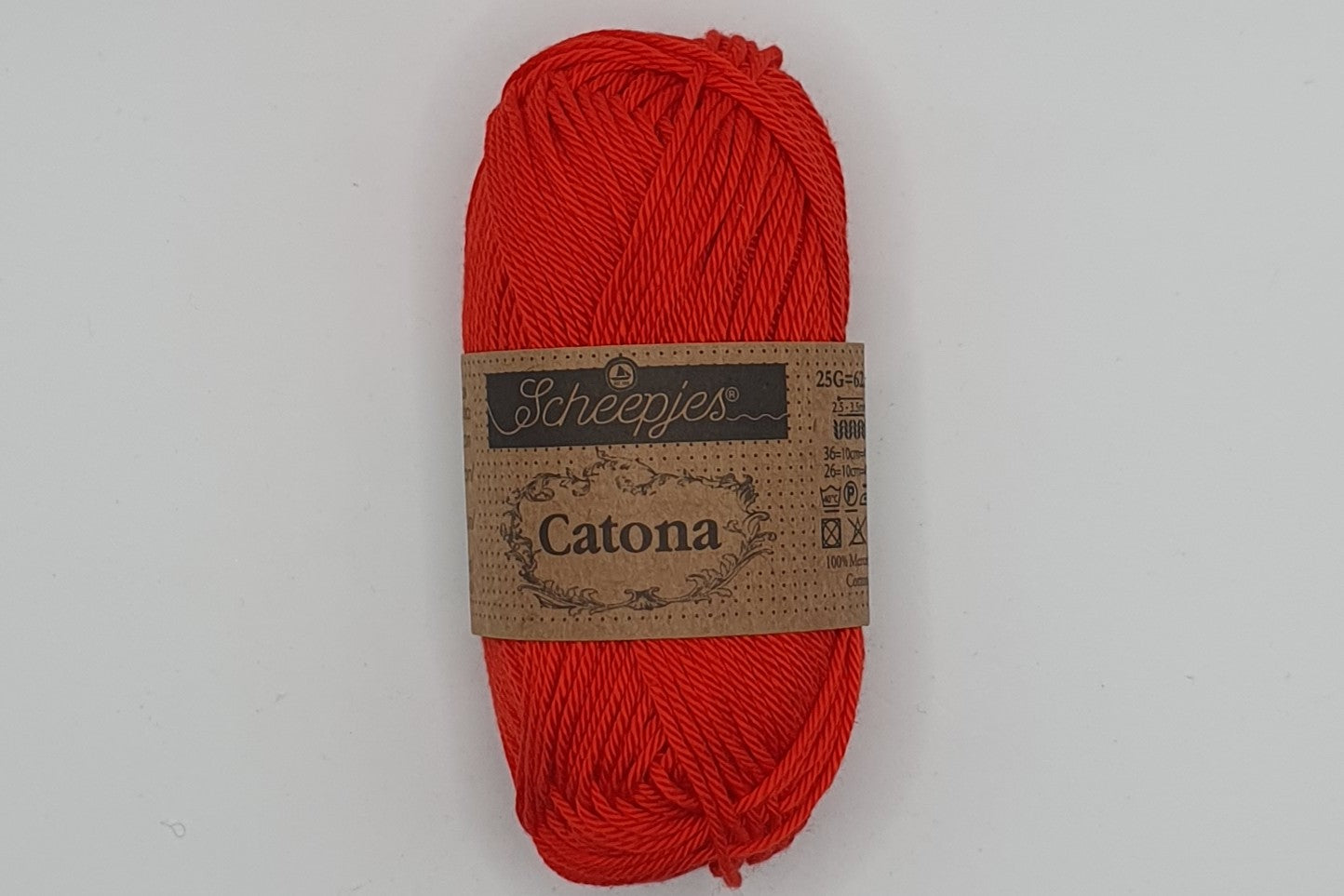 Scheepjes Catona - 100% Mercerised Cotton - 4 Ply - Poppy Rose