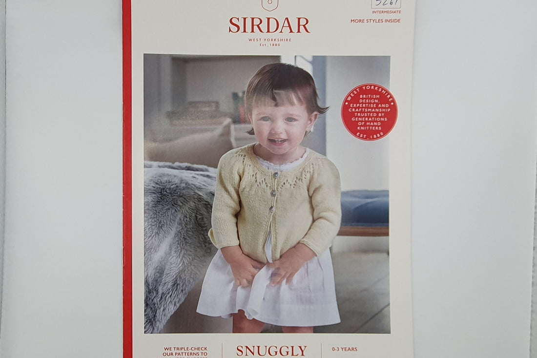 Sirdar - Pattern - Infant/Toddler Cardigan &amp; Shoes- Snuggly Merino (4 ply)